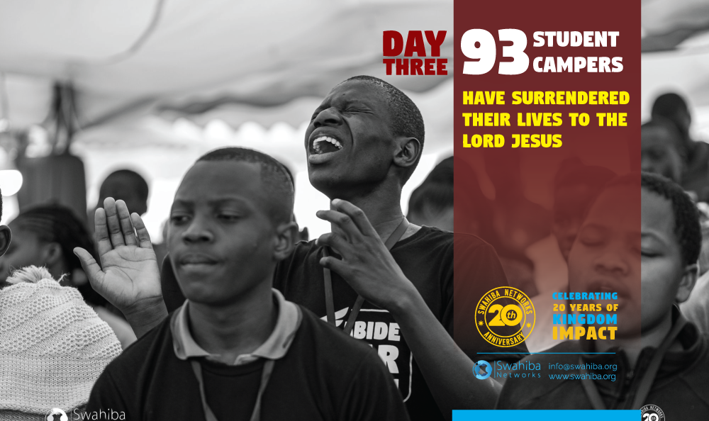 Day Three, 93 Students saved