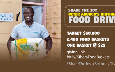 Share the Joy: Peter Abungu’s Birthday Food Drive.  